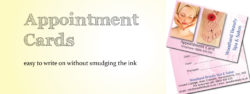 appointment card printing for hair and beauty salons