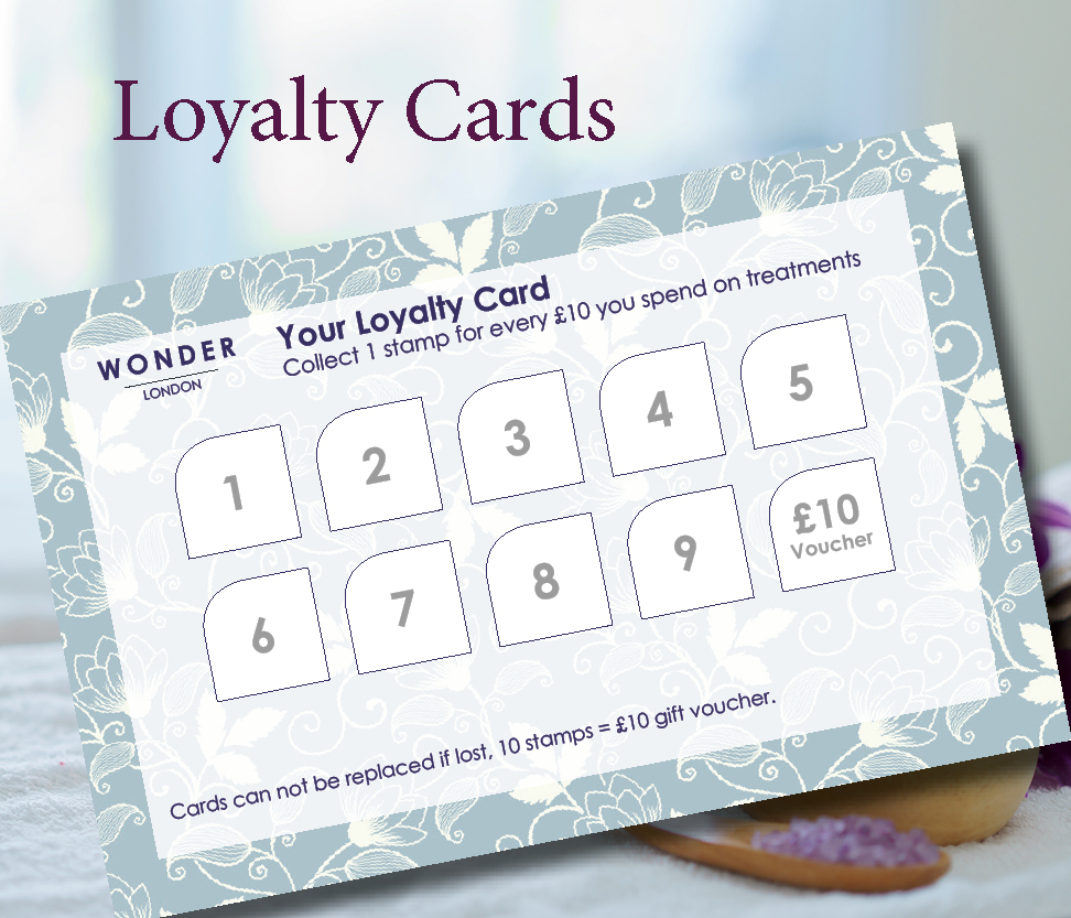 Salon Loyalty Cards Beauty Salon Print